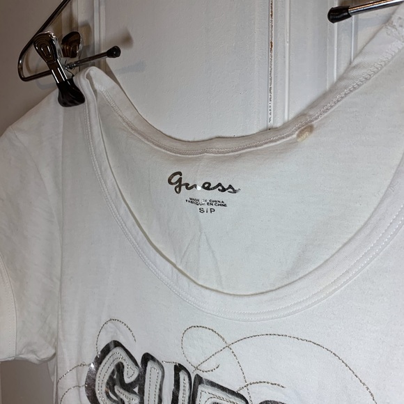 *2/10* GUESS Y2K Rhinestone T-shirt in S - Picture 2 of 3